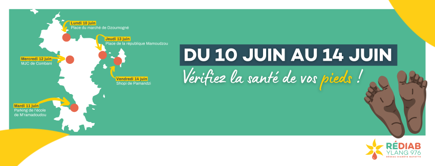 Journée Mondiale de la Santé du Pied : Faites Examiner Vos Pieds Gratuitement avec Rédiab Ylang !