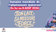 Semaine mondiale de l'allaitement maternel - Du 1er au 8 août 2026