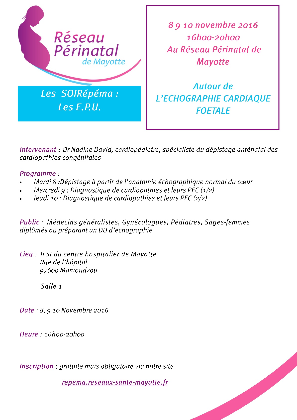 E.P.U Echographie cardiaque foetale